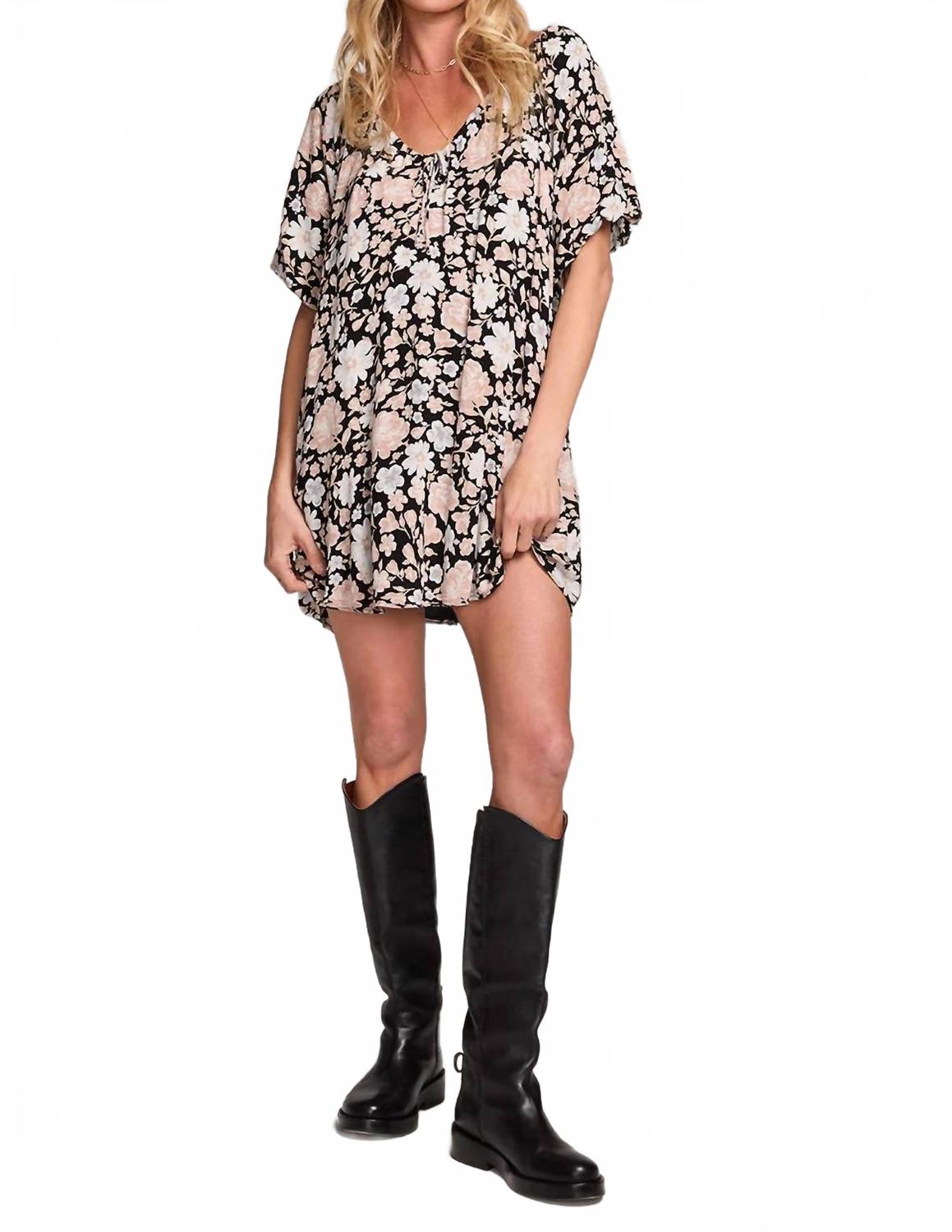 

Saltwater Luxe Мини-платье Adelle черного цвета