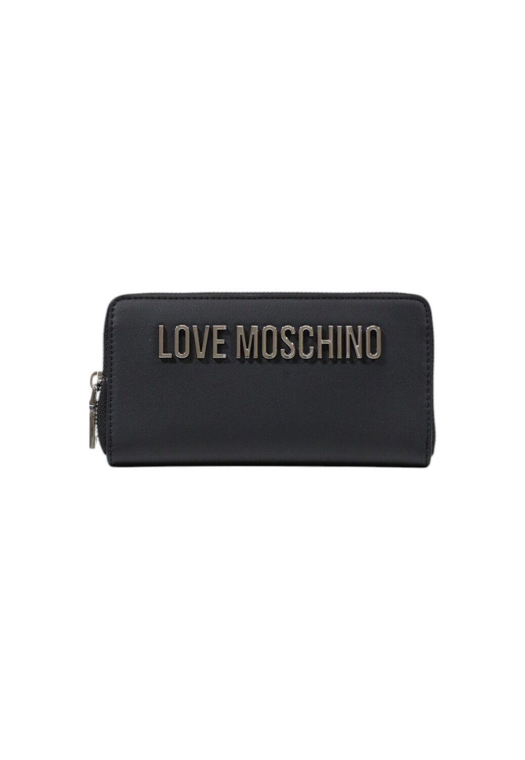 

Кошелек женский Love Moschino с логотипом бренда, серый