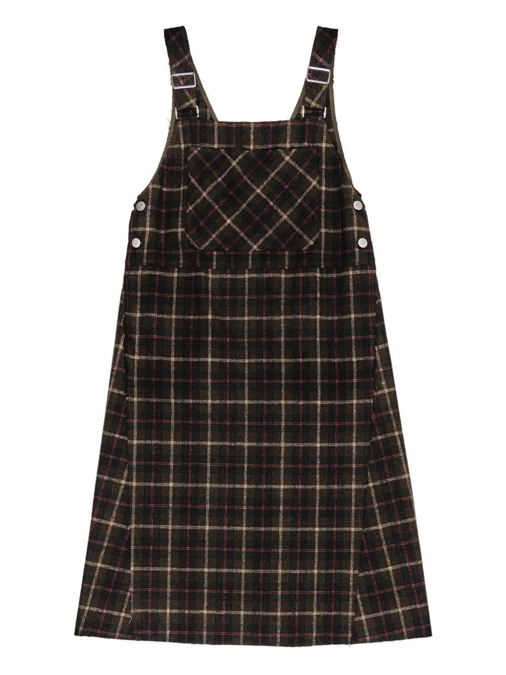 

Платье миди в клетку Bimba Y Lola, зеленый