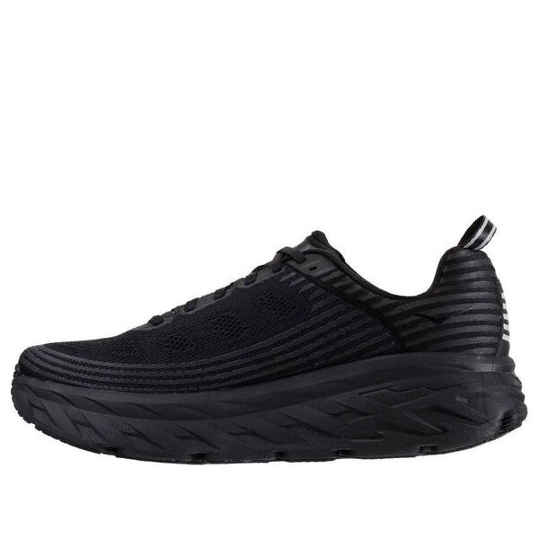 

Кроссовки bondi 6 wide 'triple black' Hoka One One, черный
