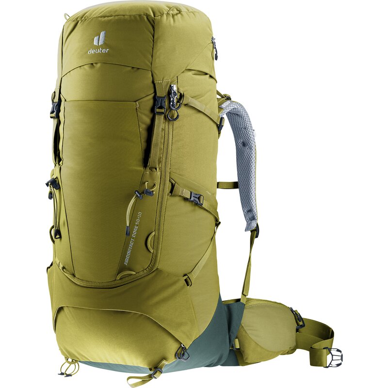 

Рюкзак aircontact core 50+10 Deuter, цвет cactus-ivy