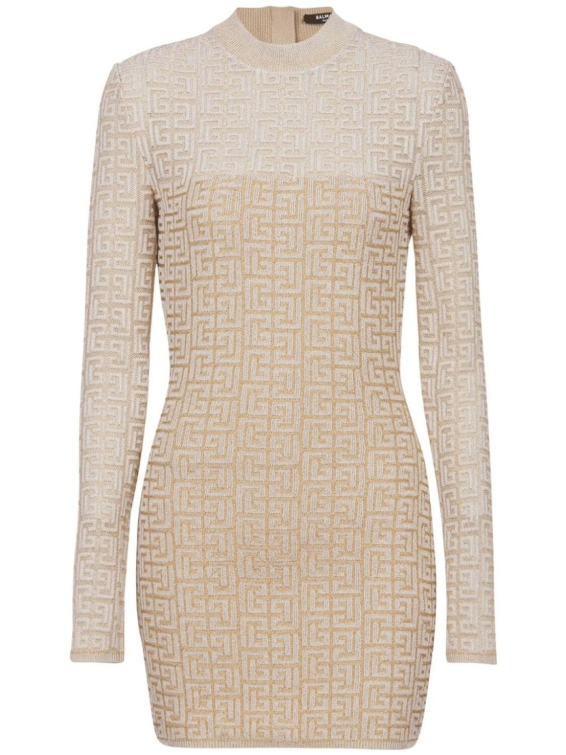 

Balmain жаккардовое платье PB Labyrinth, нейтральный цвет