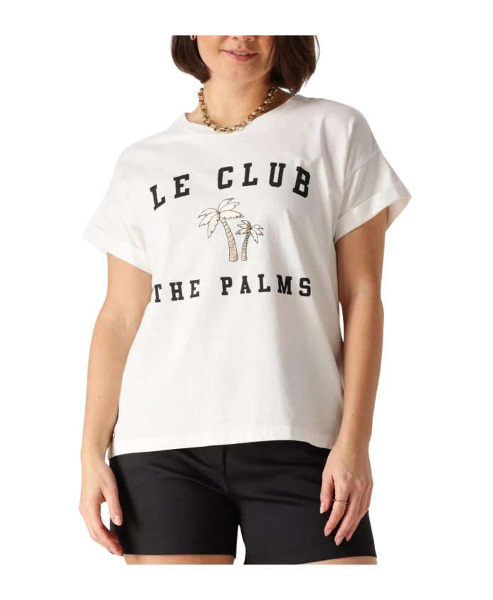 

Женская футболка с изображением пальмы Nukus, белый