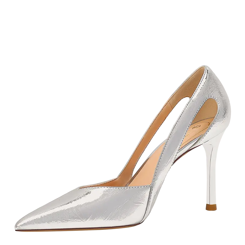

Туфли женские на высоком каблуке Li Ke, цвет SILVER 8CM HEEL HEIGHT