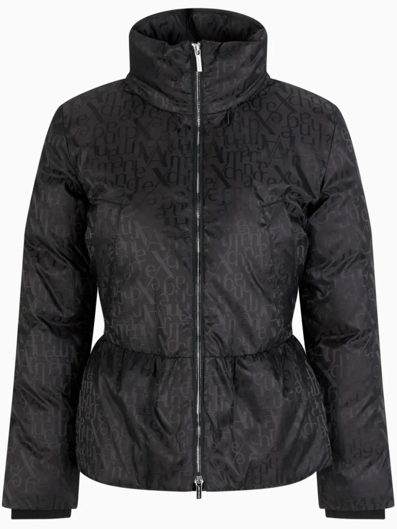 

Бомбер с логотипом Armani Exchange, черный
