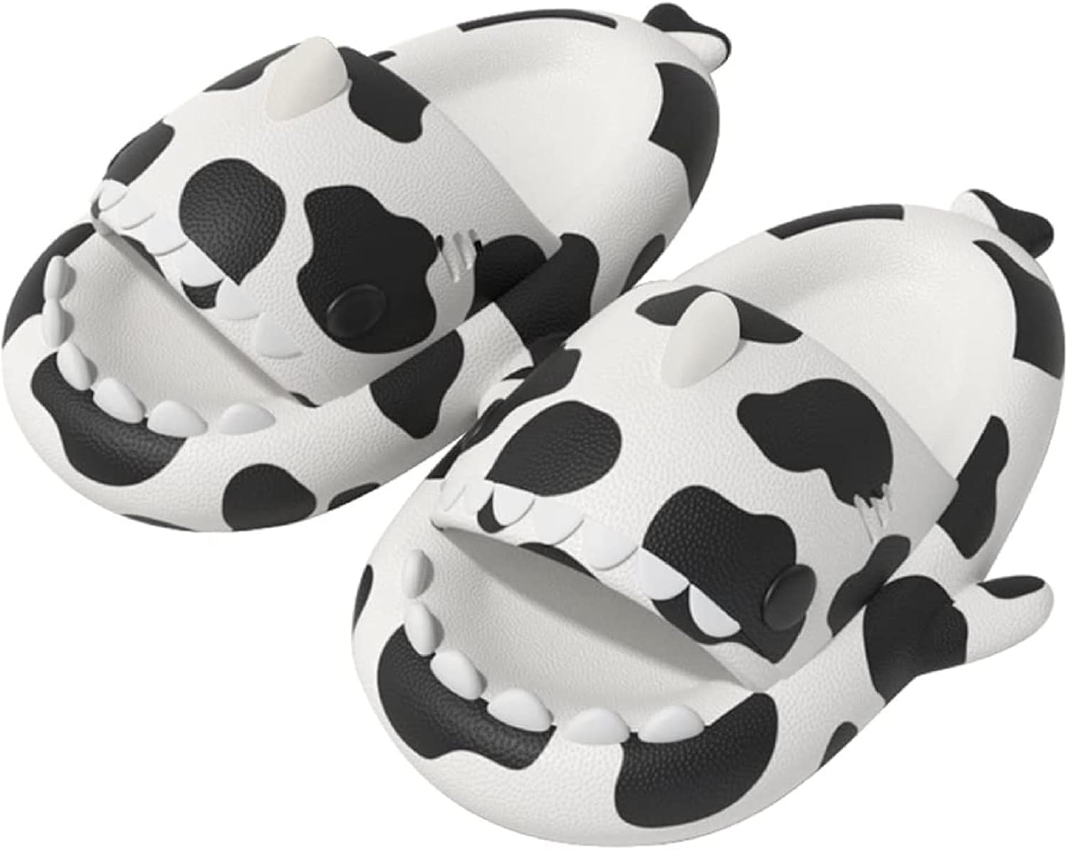 

Шлепанцы Zureto Unisex с изображением акулы, взрослые шлепанцы с акулой, шлепанцы Cloudy с акулой для мужчин и женщин, Cow Shark