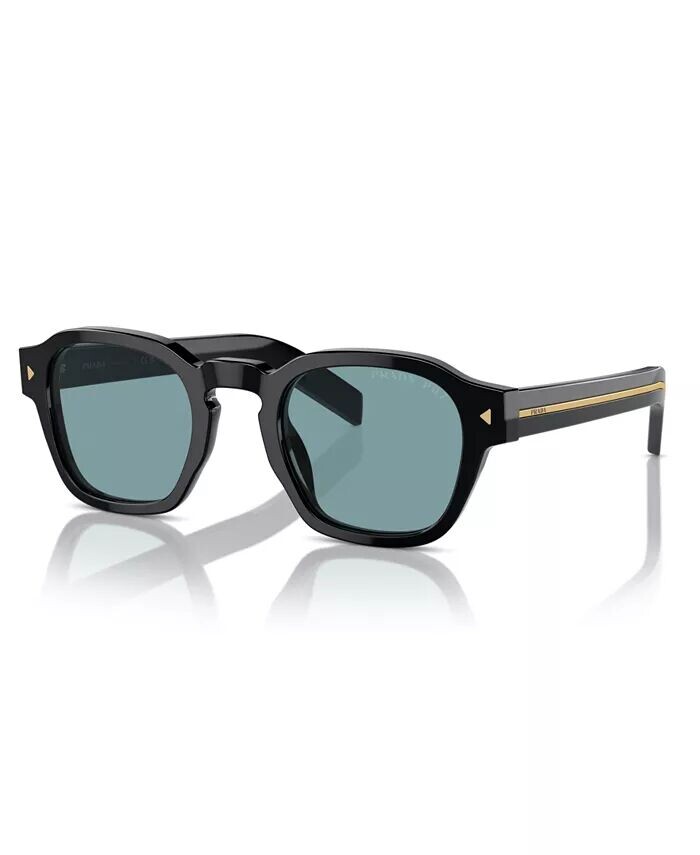

Круглые мужские солнцезащитные очки PR A16S PRADA, черный