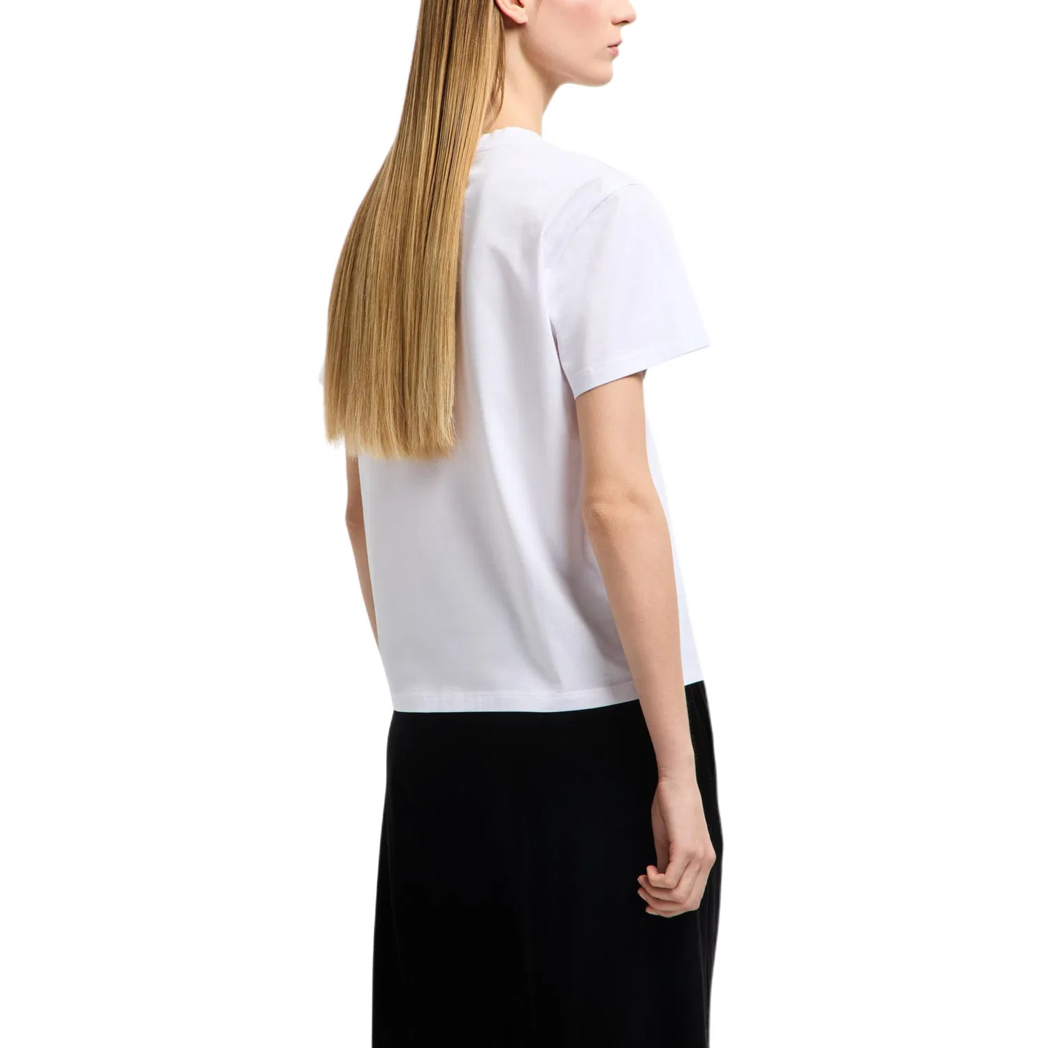 Футболка Asv Mercerised Jersey с вышивкой к китайскому Новому году EMPORIO ARMANI, White — фото 4