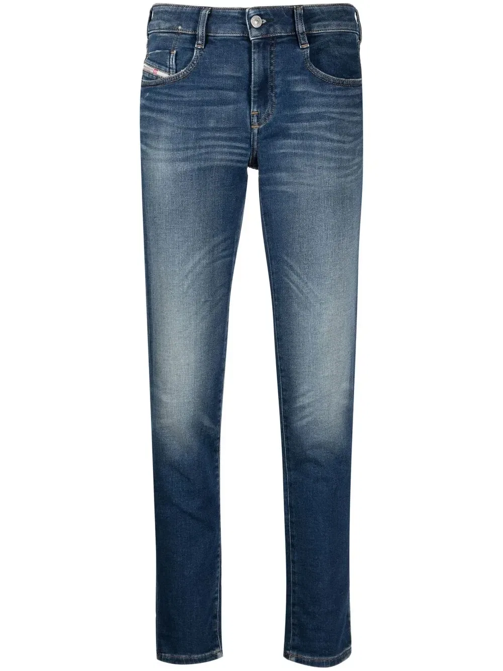 Прямые джинсы D-Ollies JoggJeans Diesel, синий
