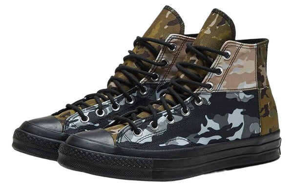 Кроссовки chuck 70 high 'patchwork blocked - camo black' Converse, черный — фото 3