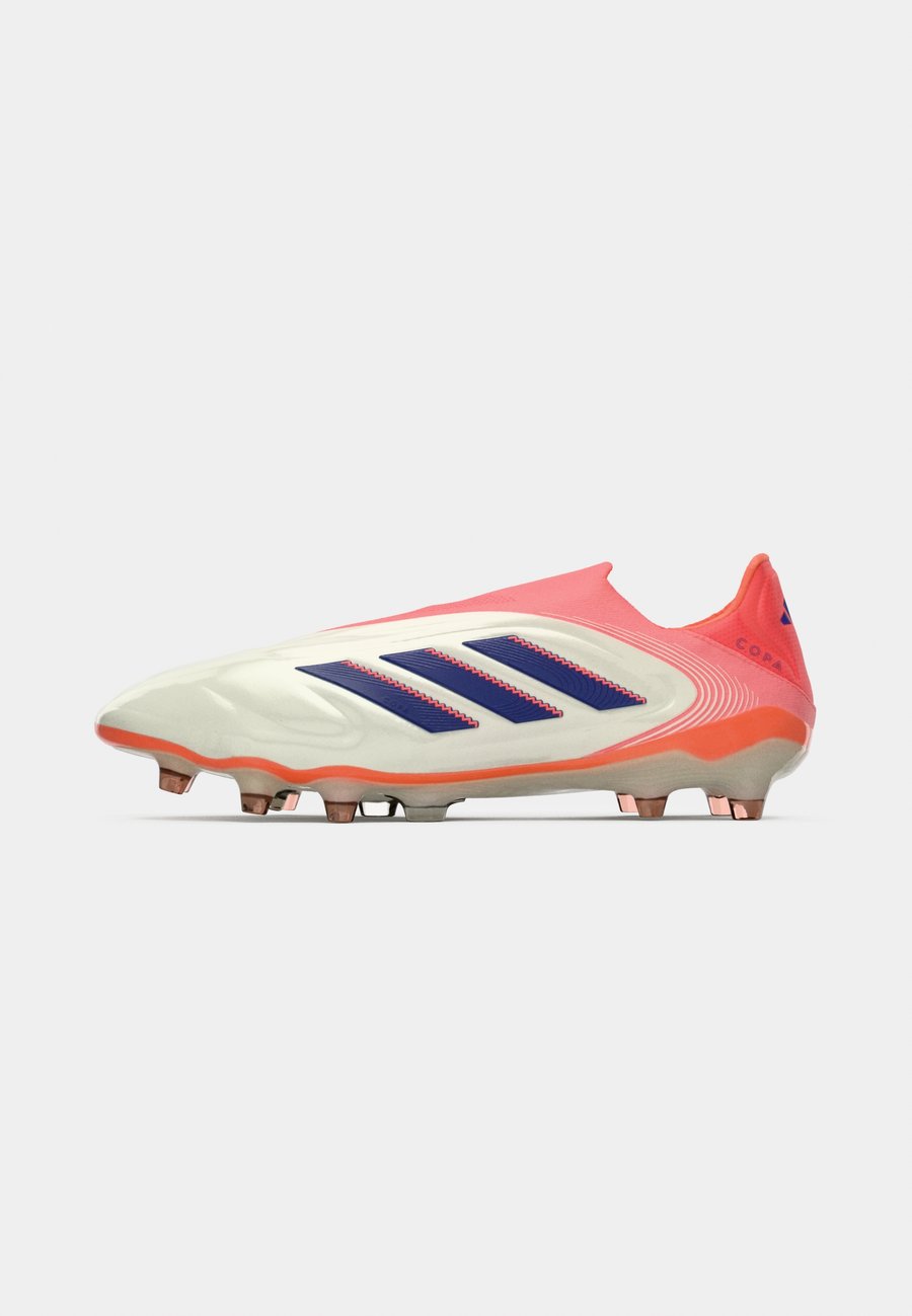 Кроссовки Adidas Performance COPA PURE III ELITE LACELESS FIRM GROUND FOOTBALL BOOTS, Off White/Lucid Blue/Signal Coral/Off-White — фото 2
