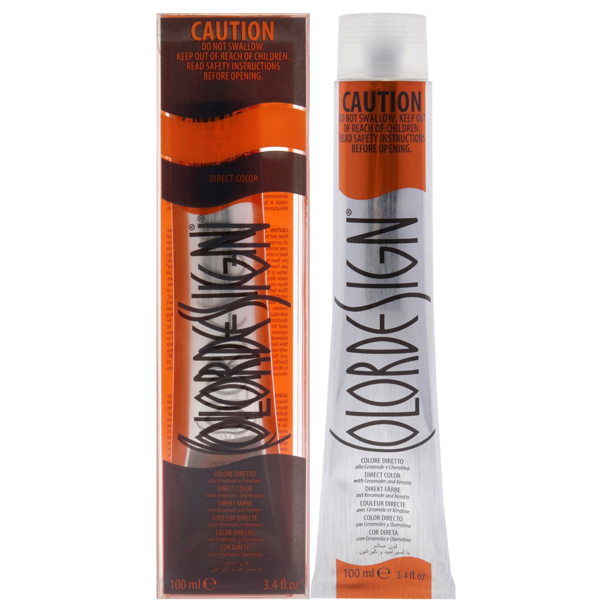 

Стойкая краска для волос прямого действия - серебристо-серый от ColorDesign, подходит для мужчин и женщин - 95 мл (3,4 унции)