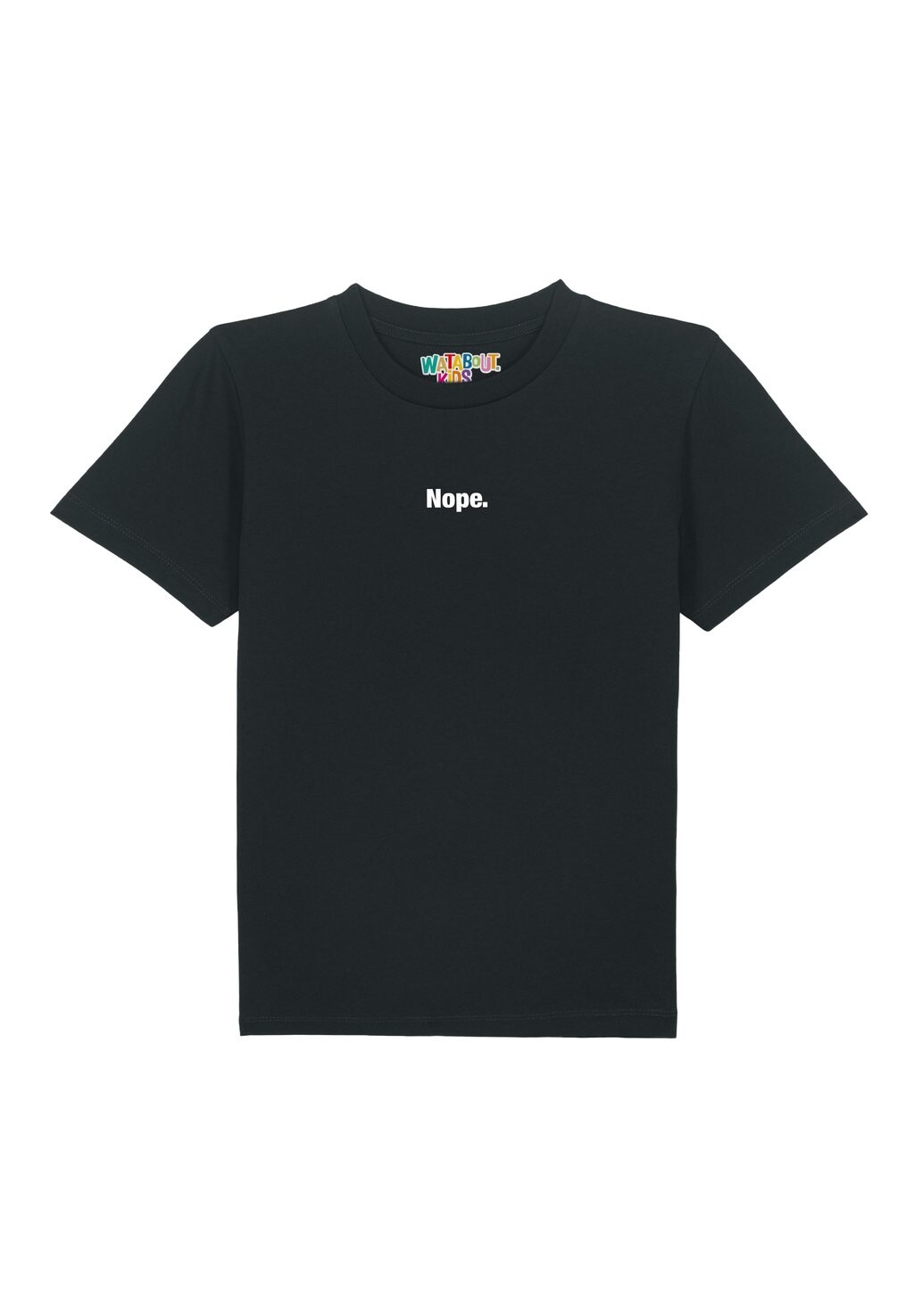 

Футболка с принтом NOPE Watapparel, цвет black