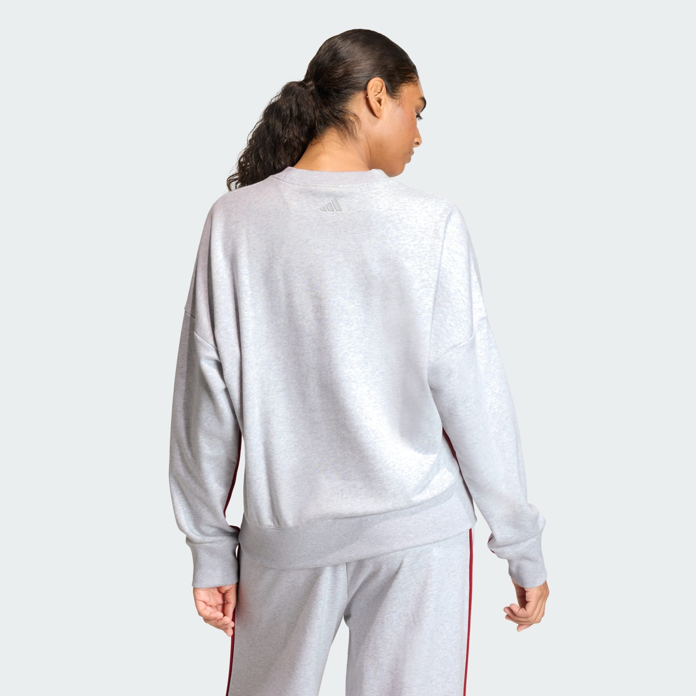 Adidas Sportswear Спортивный свитшот 'Seasonal Essentials' в крапчатом сером цвете — фото 3