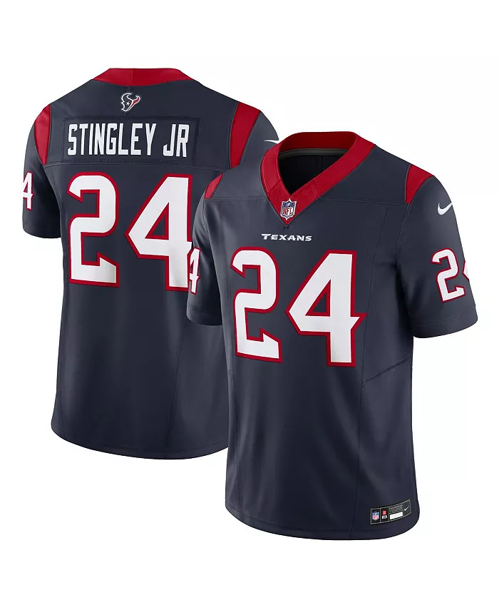 

Мужская лимитированная джерси Derek Stingley Jr. Houston Texans Vapor F.U.S.E Nike, синий