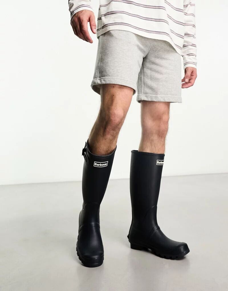 

Темно-синие резиновые сапоги Barbour Bede