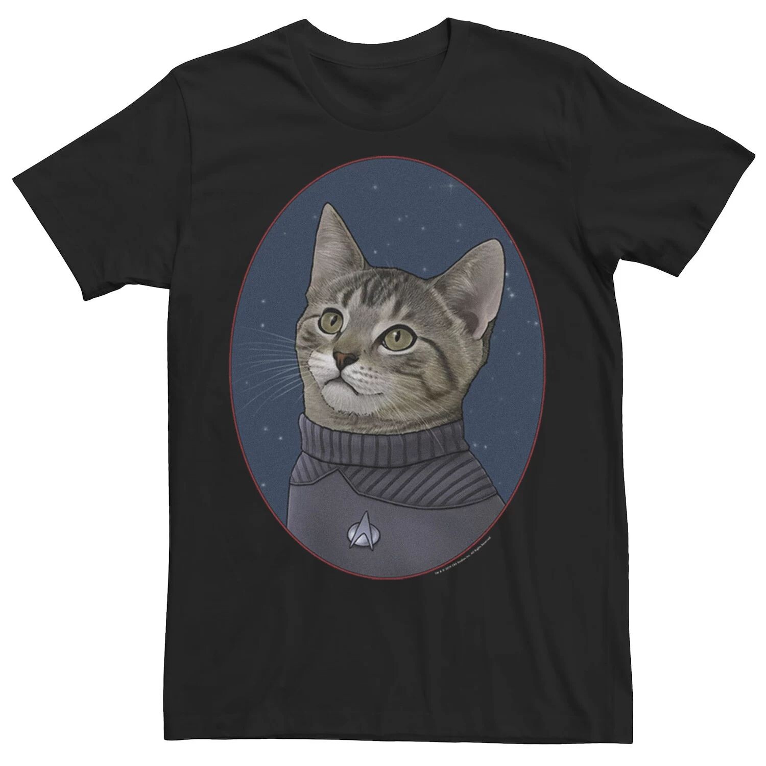 

Мужская футболка Star Trek Wesley Cat Formation Licensed Character
