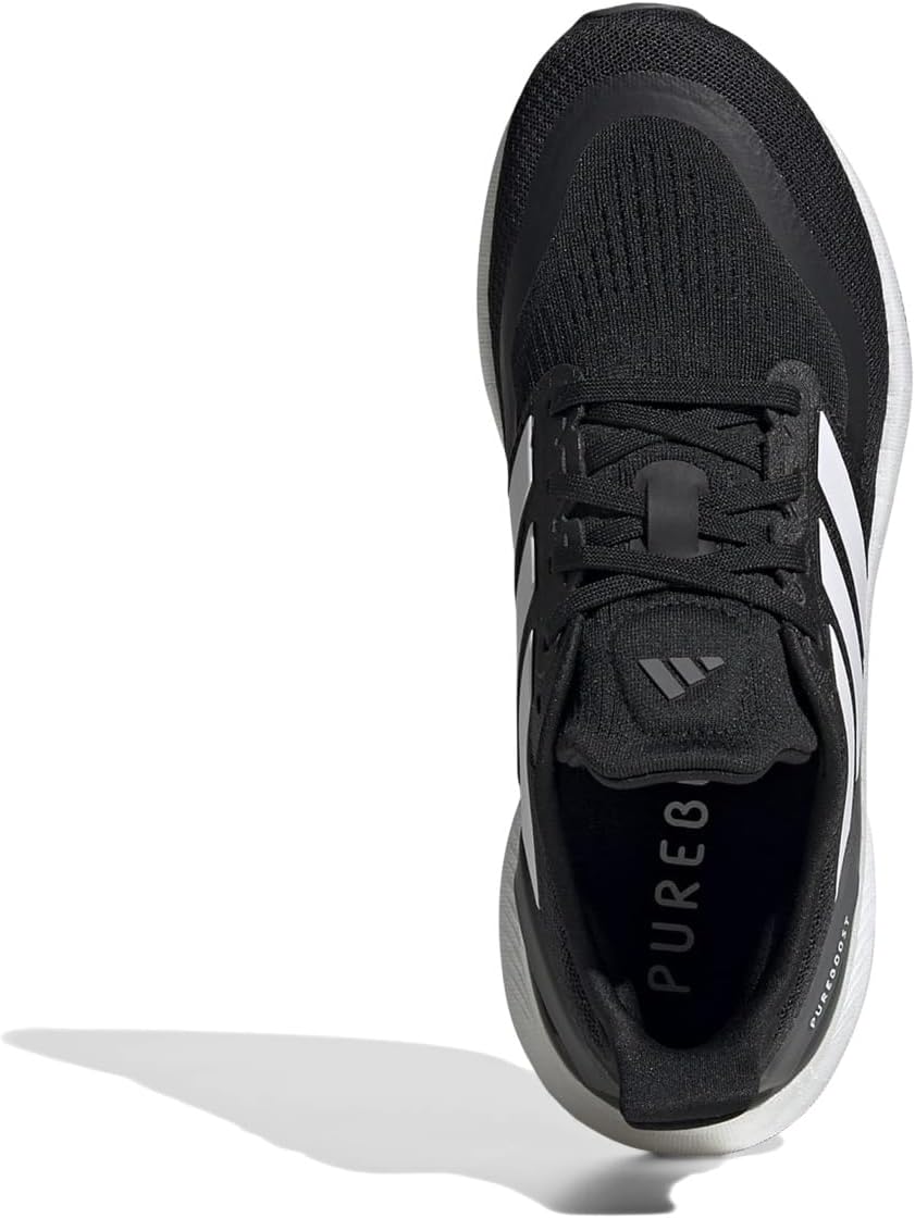 Кроссовки Adidas Pureboost 5 Running Shoes, Black/White/Grey — фото 2