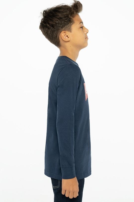 Детская футболка с длинными рукавами Levi's, темно-синий — фото 2