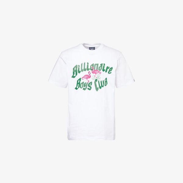 

Футболка хлопковая с вышивкой Flamingo Billionaire Boys Club, белый