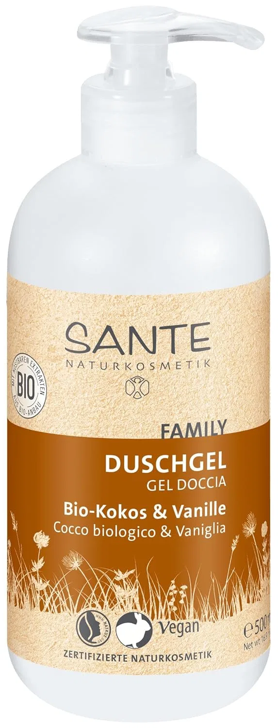 Семейный гель для душа «Био-кокос и ваниль» от Sante Family Sante Naturkosmetik