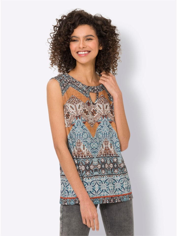 

Heine Футболка с принтом в виде папайи красновато-коричневого цвета, Красный, Heine Футболка с принтом в виде папайи красновато-коричневого цвета