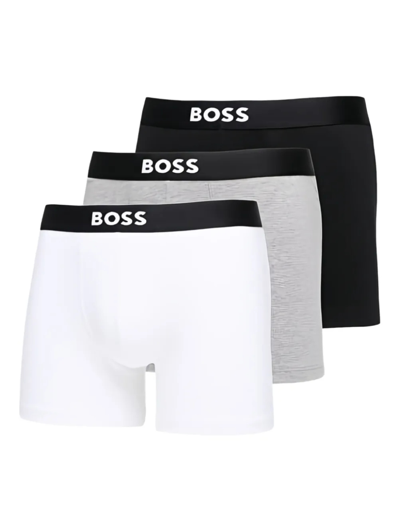 

Боксеры с логотипом BOSS на поясе (упаковка из трех шт.), белый