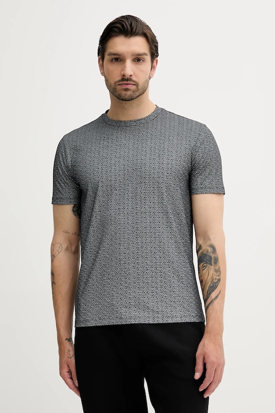 

Хлопковая футболка Armani Exchange, черный