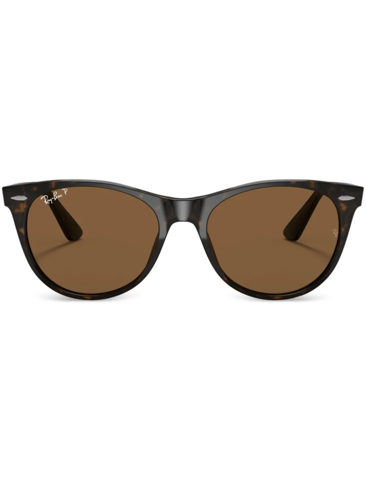 

Ray-Ban солнцезащитные очки Wayfarer II черепаховой расцветки, коричневый