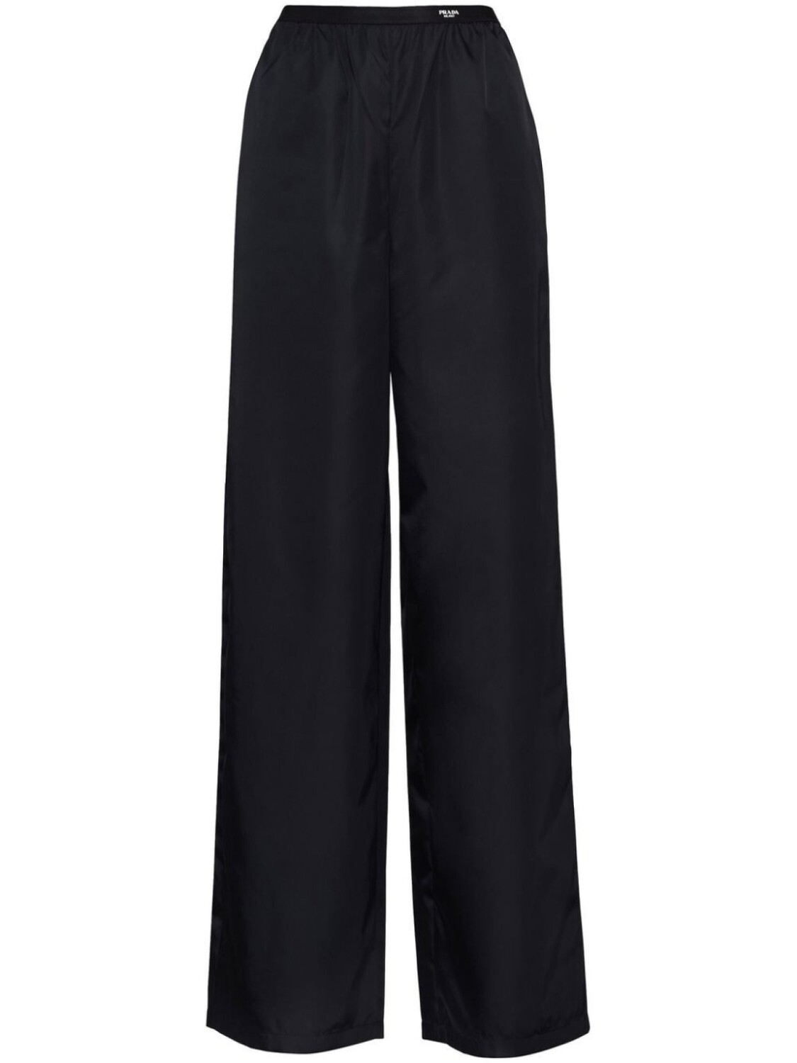 

Prada брюки Re-Nylon широкого кроя, черный