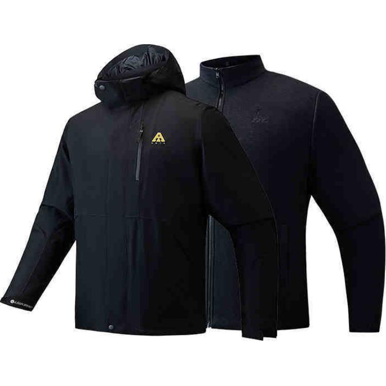 

Коллекция Anta Outdoor, водонепроницаемая, ветрозащитная, дышащая, износостойкая, теплая, базовая мужская куртка-ветровка черного цвета, Черный, Коллекция Anta Outdoor, водонепроницаемая, ветрозащитная, дышащая, износостойкая, теплая, базовая мужская курт