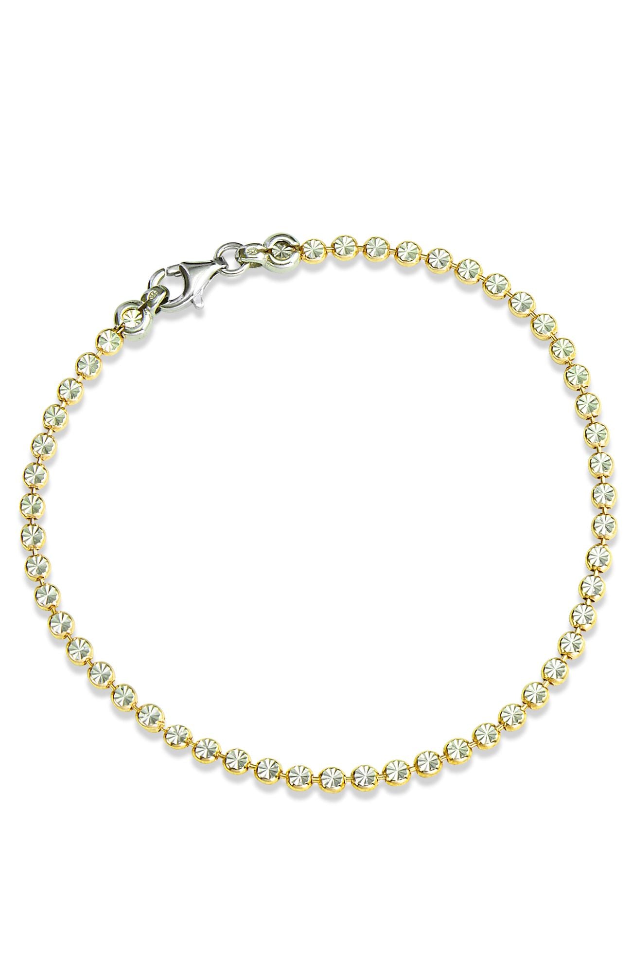 

Браслет с двойной звездой из позолоченного вермеля Savvy Cie Jewels, желтый