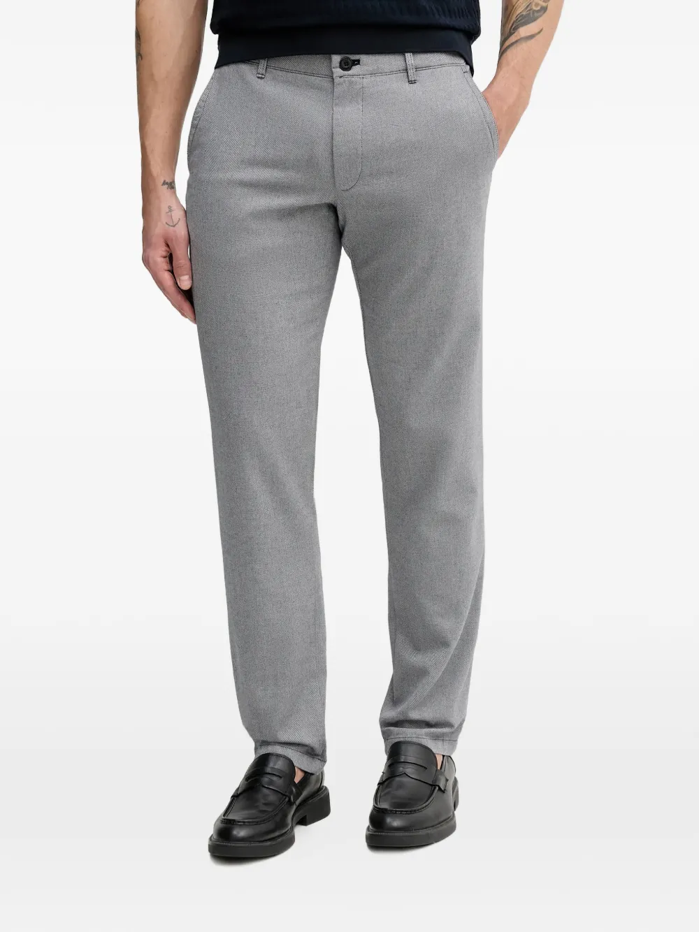 

Брюки с узором и шлевками для ремня Joop!, серый