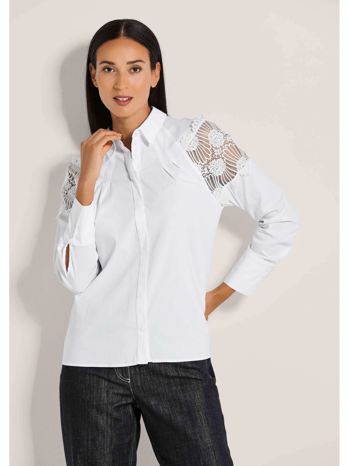 

MADELEINE Белая кружевная блузка