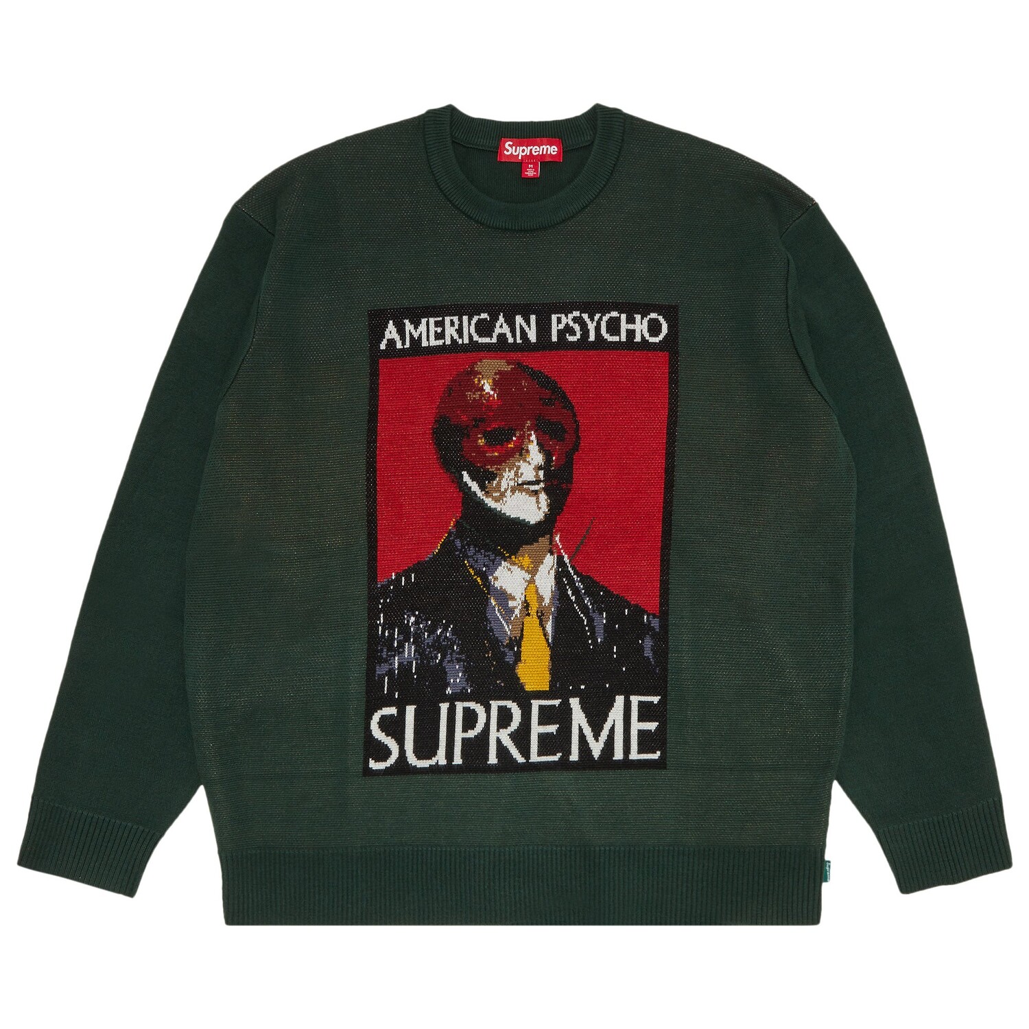 

Свитер Supreme American Psycho, зеленый