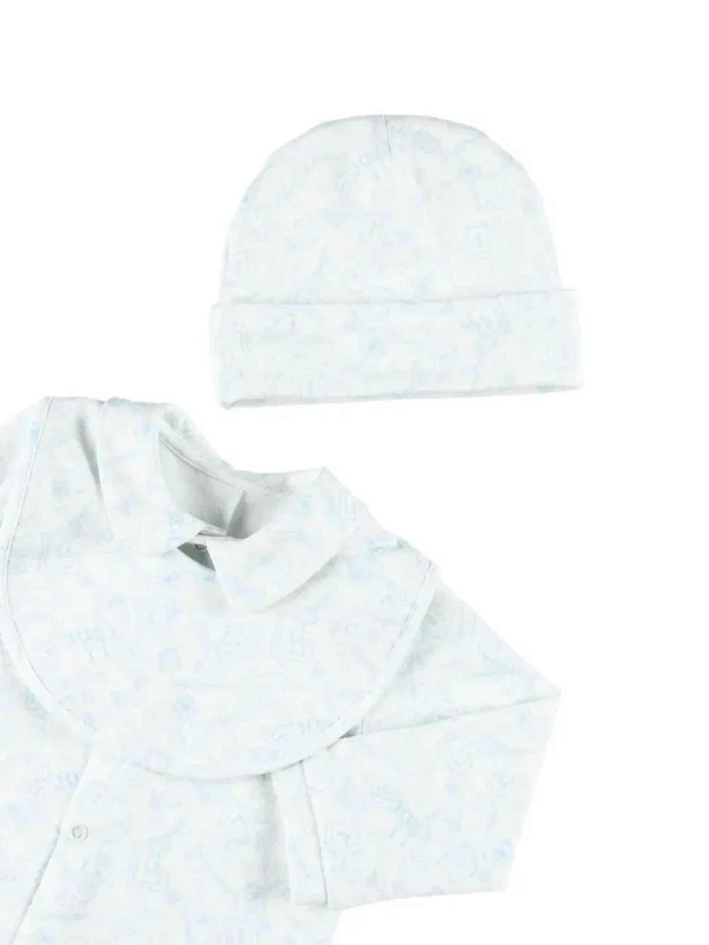 Комплект для новорожденного с узором Golden Goose Kids, белый — фото 3