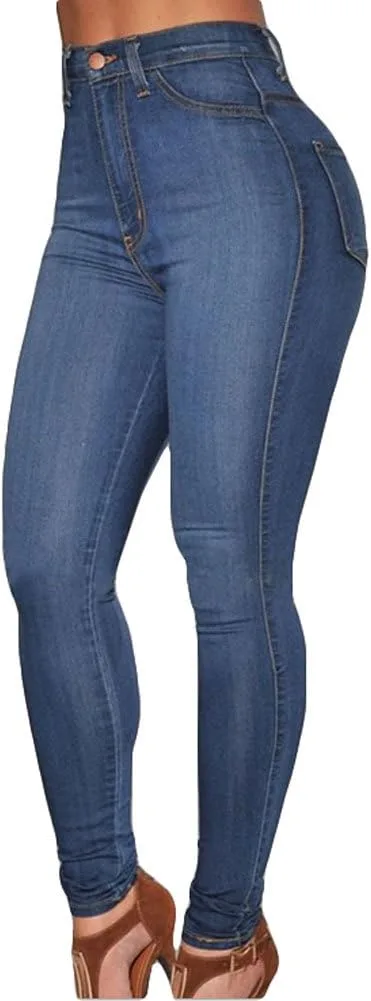 

Женские джинсы King Ma Classic High Waist с карманами