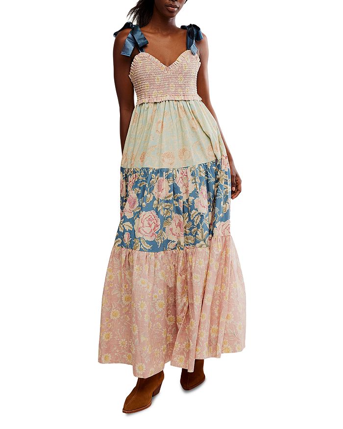 

Платье макси Bluebell Free People, фиолетовый