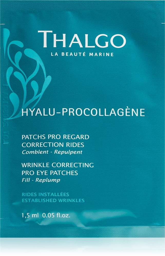Патчи под глаза Thalgo — Для глаз Hyalu-Procollagen, корректирующие морщины, разглаживающие маску для глаз , × — фото 2