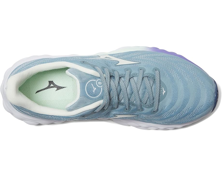 Кроссовки Mizuno Wave Sky 8, цвет Citadel/Hint Of Mint — фото 2
