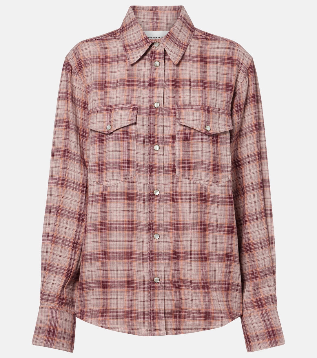 

Хлопковая рубашка Ялиса Marant Etoile, Rosewood