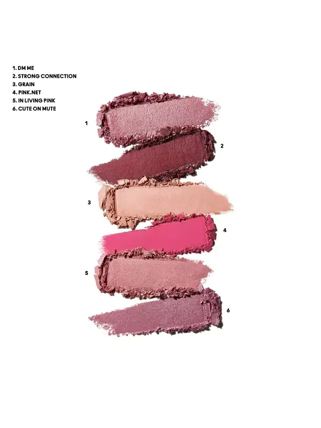 Палитра теней для век Connect In Colour, оттенок Розовые линзы MAC — фото 4