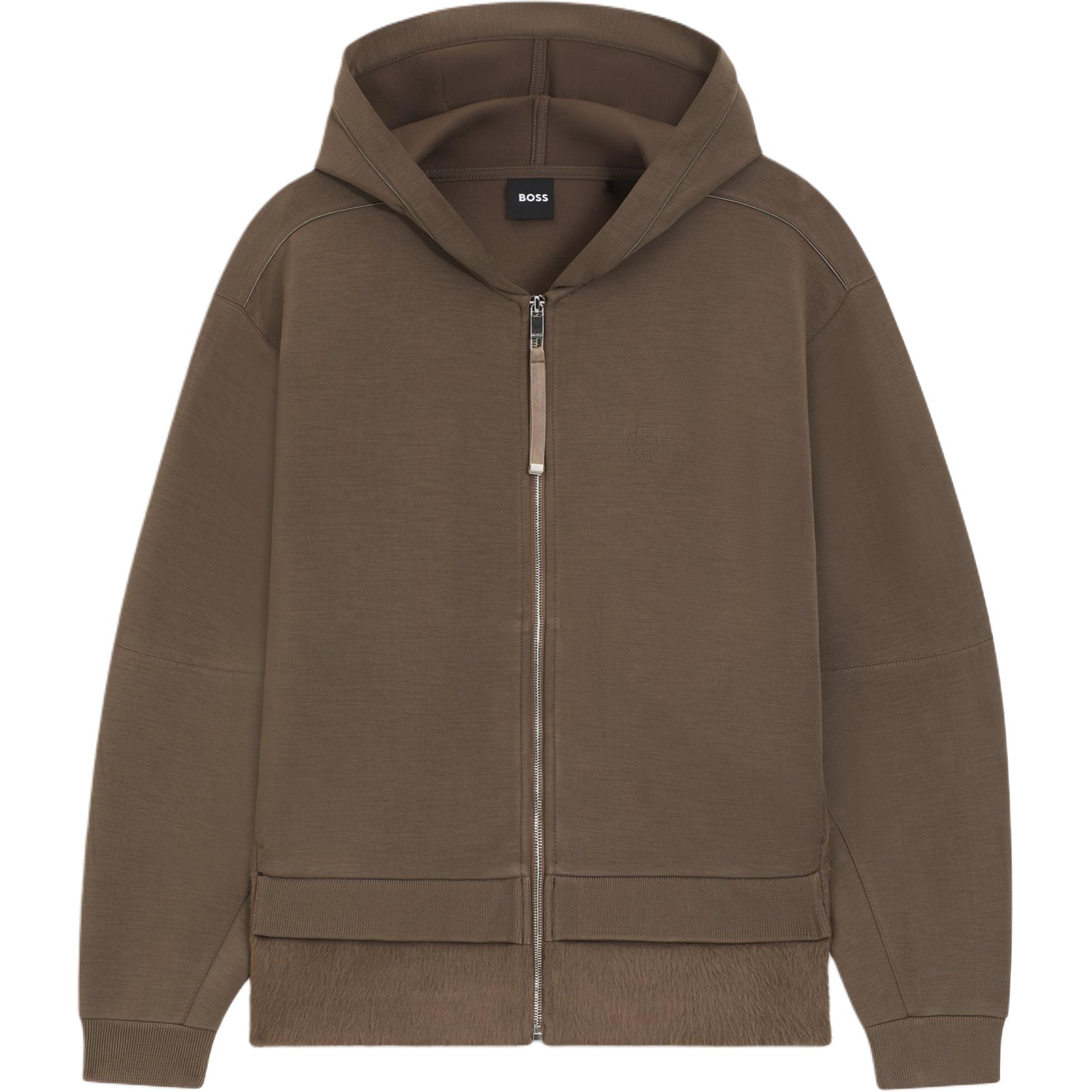 

Женская толстовка FW25 Hugo Boss, темный серый