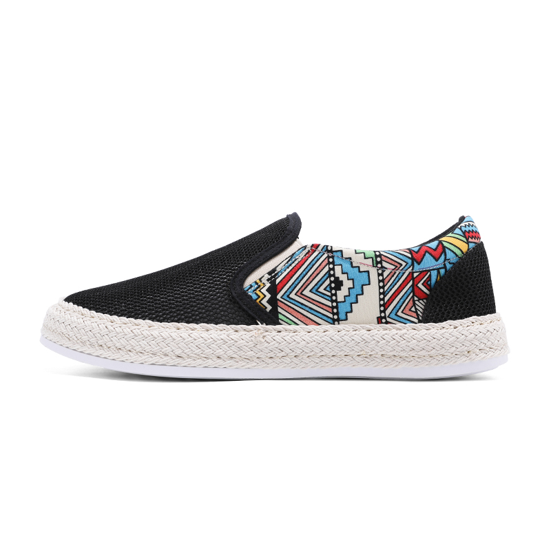 

EGCHI Мужские повседневные кроссовки Low Top черные, цвет Black