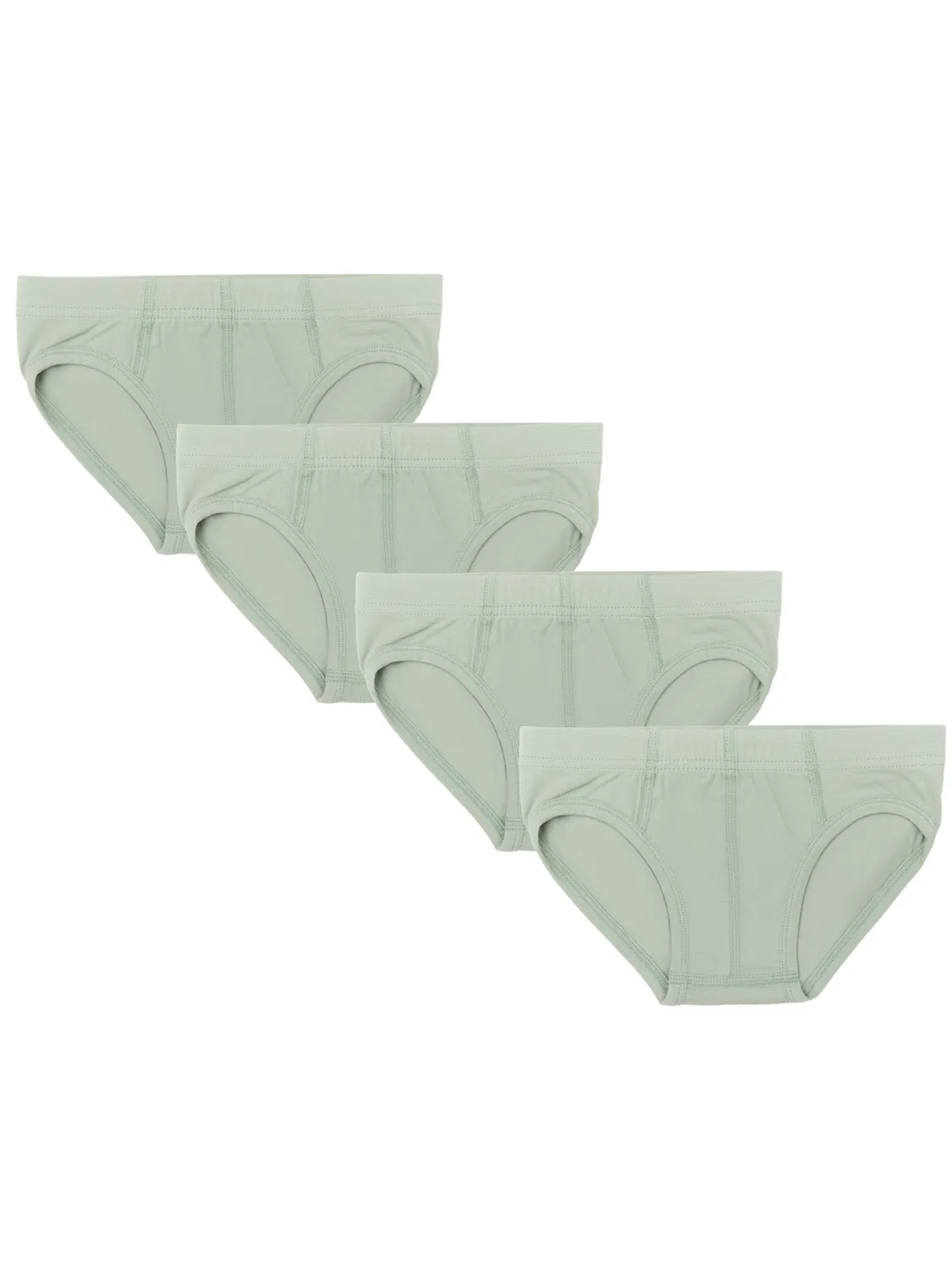 Трусы Albero Natur Bio-Baumwoll-Jungenslip-4er Pack зеленого цвета