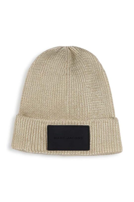 

Детская хлопковая шапка Marc Jacobs, золотой