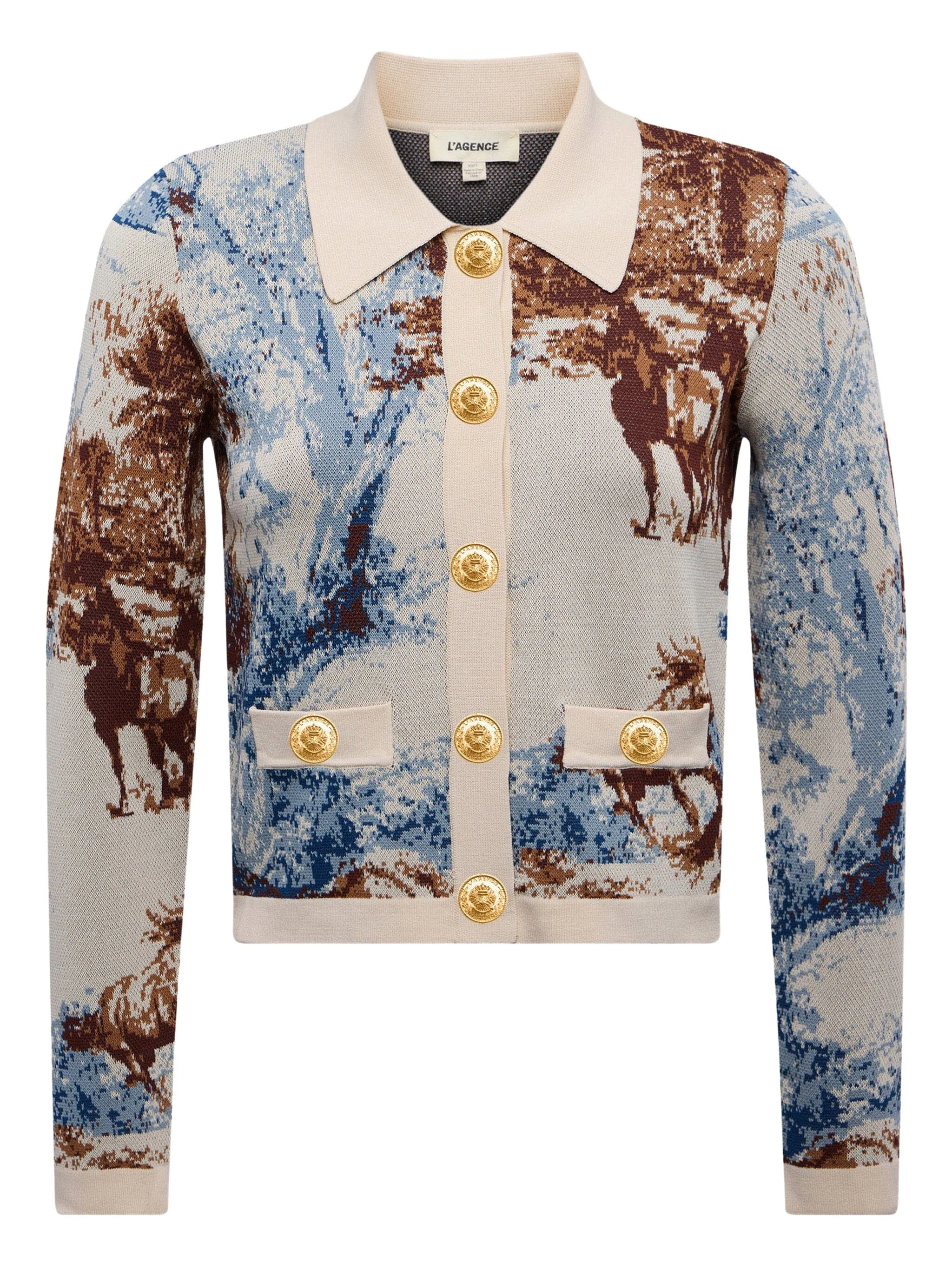 

Жаккардовый кардиган Osiris L'Agence, белый