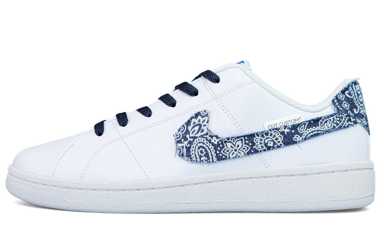 

Кроссовки Nike Court Royale Skateboarding Shoes Men Low-top White/Royal Blue, белый