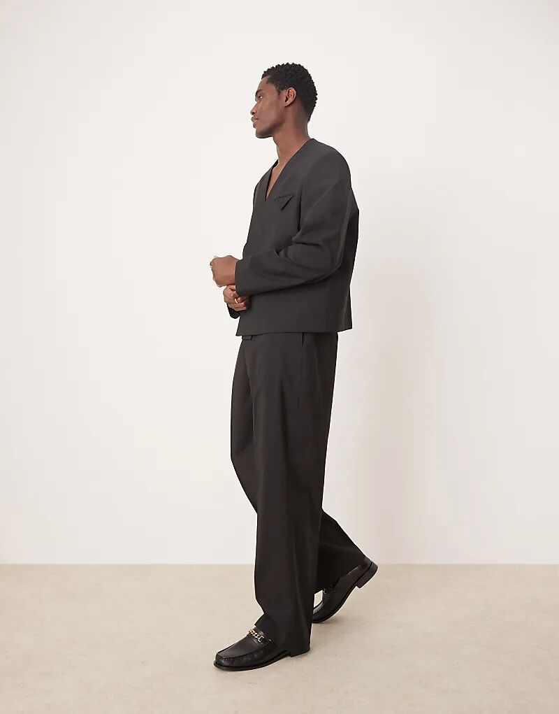 

Широкие брюки ASOS DESIGN черного цвета