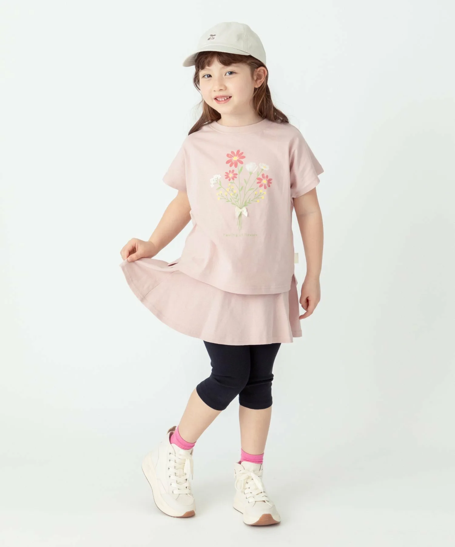 Футболка с цветочным принтом Ever Closet, pink — фото 2